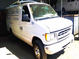 2001 FORD E350SD VAN, WHITE, 6.8L, AT, 2WD.  AT , F26330